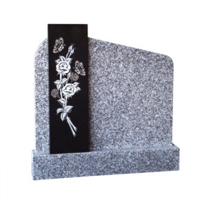 Pilier avec Roses et Papillons