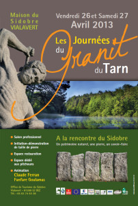 Les Journées du Granit du TARN le vendredi 26 et samedi 27 Avril affiche avril 2013