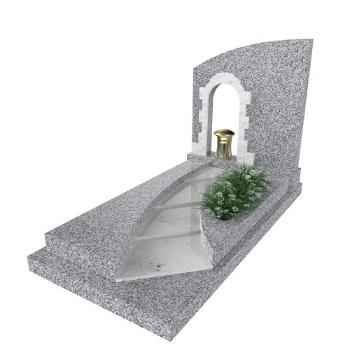 Monument AM GRANIT Modèle ULTRA en granit Gris du Tarn Saint Salvy